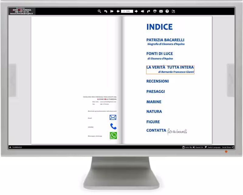 Servizi Digitali Firenze, indice ipertestuale per trovare rapidamente ogni capitolo.